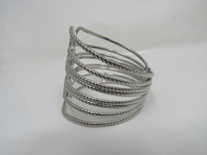 Designer-Hinged-Cuff-Multilayer-Bracelet-Silver-Female-Adult-502 4