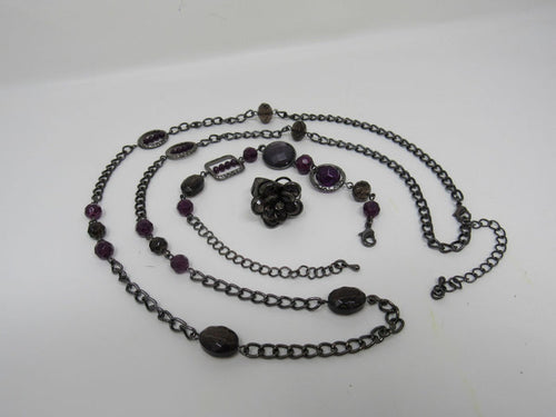 Designer-Matching-Earrings-Bracelet-and-Necklace-Female-Adult-Size-Purples-498 1