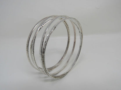 Designer-Wave-Wrap-Bangle-Bracelet-Silver-Female-Adult-532 2