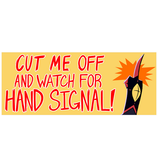 Drivezo Cut Me Off - Bumper Sticker