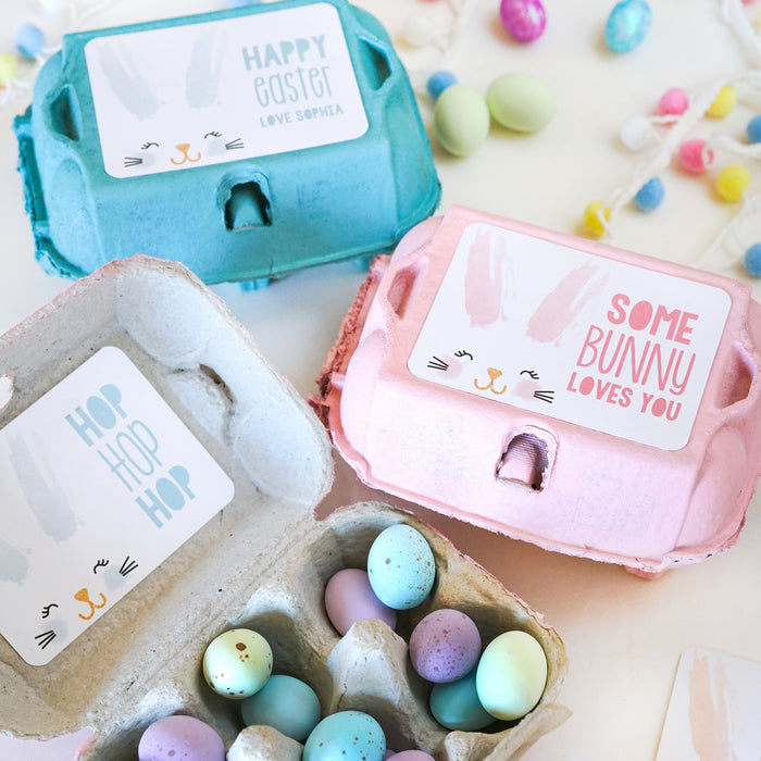 Easter Egg Box Labels