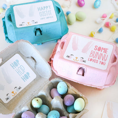 Easter Egg Box Labels