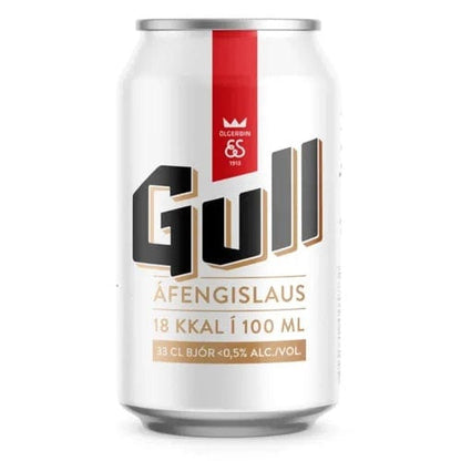 Egils Gull 0% Icelandic beer - 10 pack (Non-alcoholic)