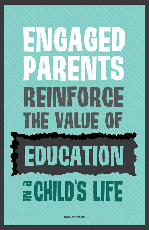 Elementary Parent Engagement Poster