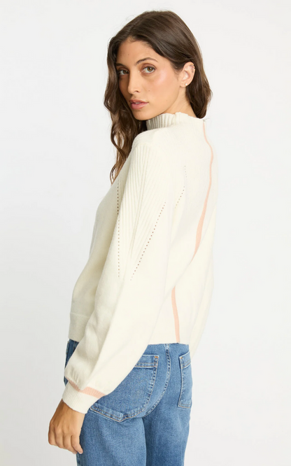 ELINE SWEATER IN ANTIQUE WHITE