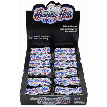Elmer's Dark Chocolate Heavenly Hash Eggs 24ct Box - Louisiana Chocolate Candy