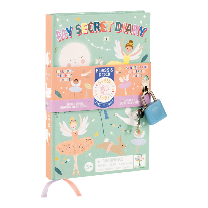Fairy themed scented secret diary with a lock and keys
