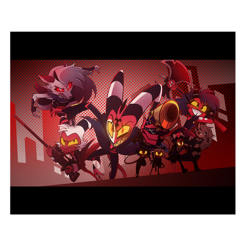 Ending Scene Action Shot Poster Print