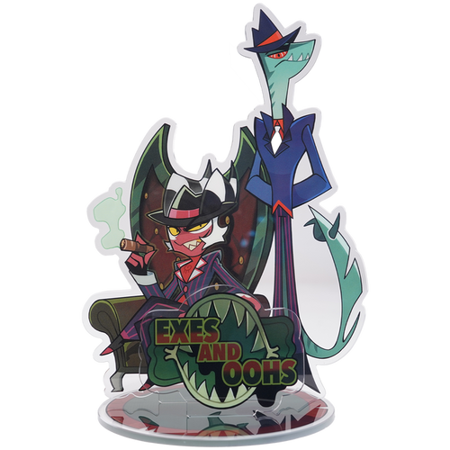 Exes and Oohs - Crimson & Alessio Standee *LIMITED STOCK*
