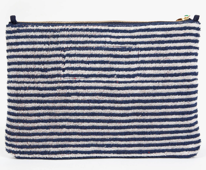 Flat Clutch w/ Tabs - Terry Stripe A La Plage SU26