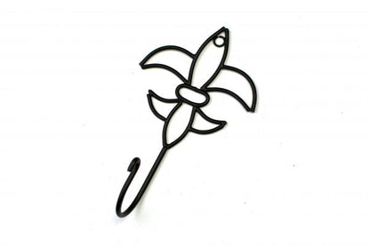 NolaCajun Fleur De Lis Metal Wall Hook Louisiana Home Decor