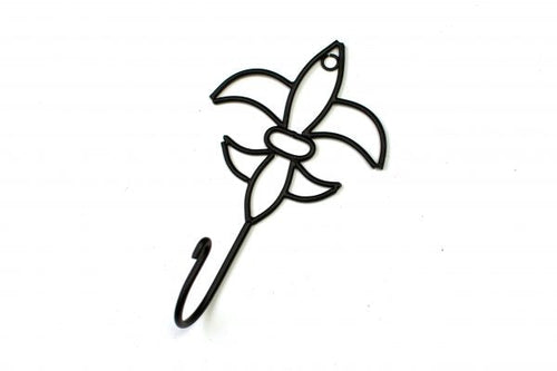 NolaCajun Fleur De Lis Metal Wall Hook Louisiana Home Decor