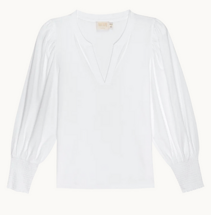FLORA TEE IN WHITE