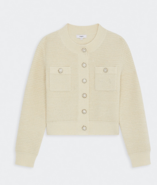 GABOR CARDIGAN IN BLANC