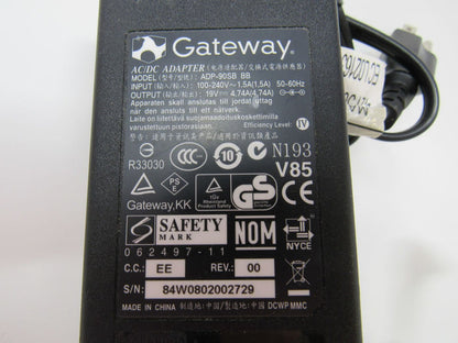 Gateway-AC-DC-Adapter-Input-100-240V-50-60Hz-Output-19V-ADP-90SB-BB-304 5