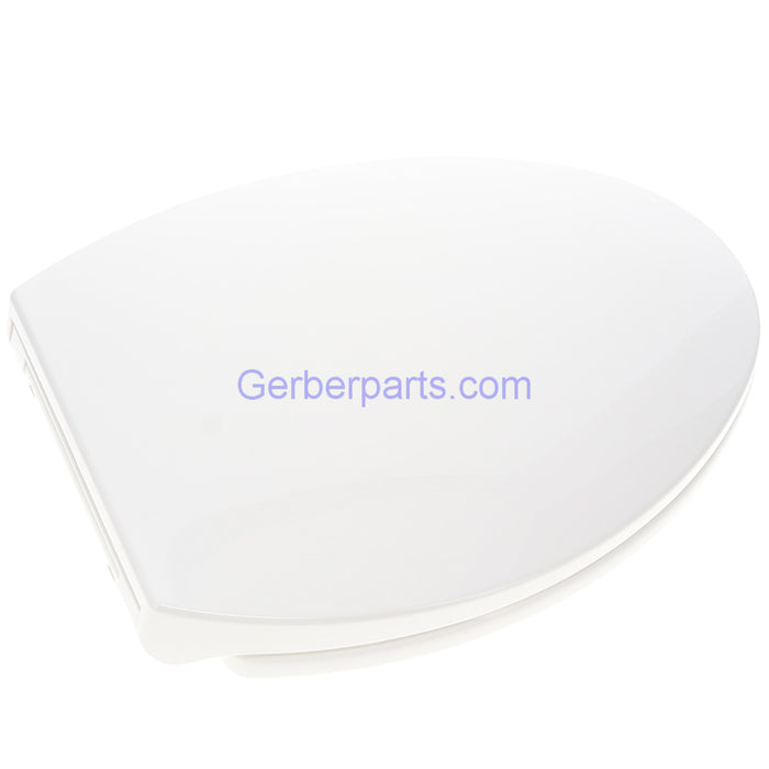Gerber Genuine C550126 White Elongated Slow Close Quick Release Toilet Seat