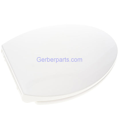 Gerber Genuine C550126 White Elongated Slow Close Quick Release Toilet Seat