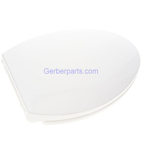 Gerber Genuine C550126 White Elongated Slow Close Quick Release Toilet Seat