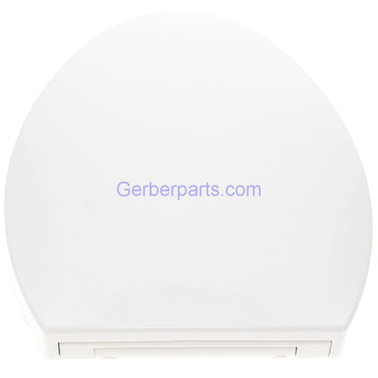 Gerber Genuine C550126 White Elongated Slow Close Quick Release Toilet Seat