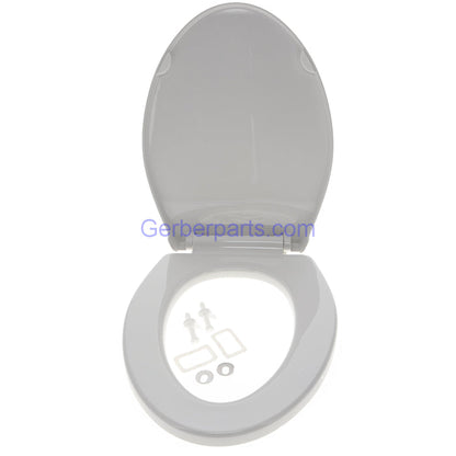 Gerber Genuine C55013543-GEG1 Elongated Toilet Seat