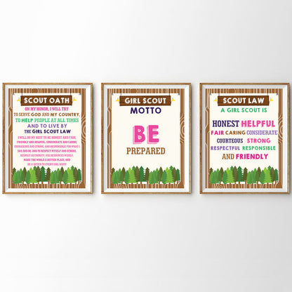 Girl Scout Poster Set