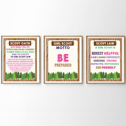 Girl Scout Poster Set