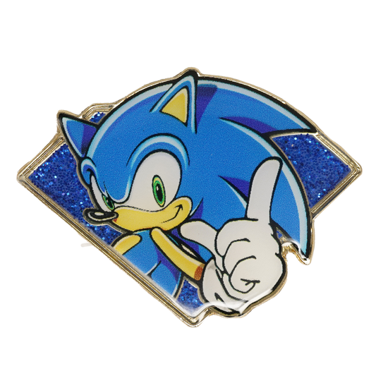 Golden Series 2: Emerald Sonic - Sonic The Hedgehog  Pin