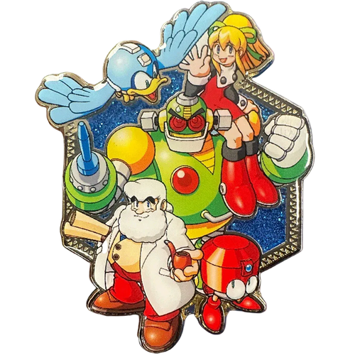 Golden Series 2: Rock's Family - Mega Man Classic Pin