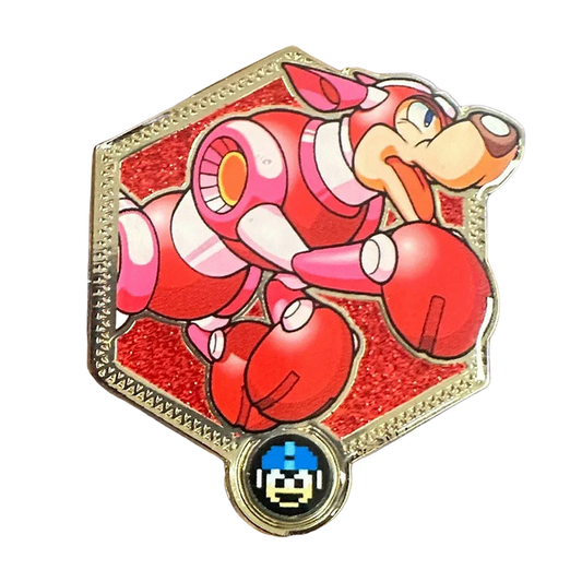 Golden Series 2: Rush - Mega Man Classic Pin