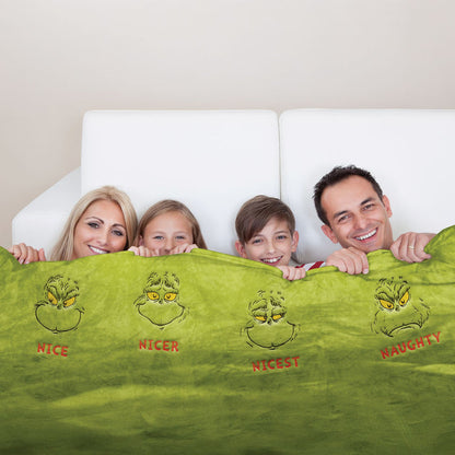 Grinch Family SnowThrow