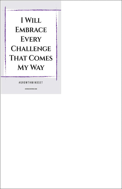 Growth Mindset Poster Package (Set Of 5)