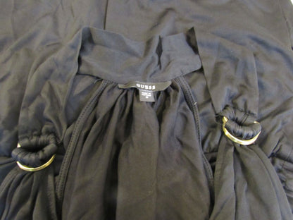 Guess-Romper-Jumpsuit-Black-Front-Pockets-Lined-Bottom-Female-Adult-Size-M-Solid-396 5