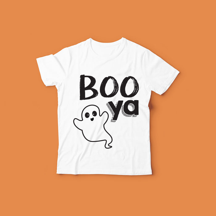 Kids Halloween Shirt Design | Boo Ya