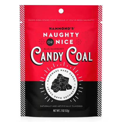 Hammonds Candies Holiday Hard Candy - Blue Raspberry Coal