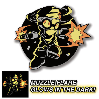 Hank - Night Watch Pin GLOWS IN THE DARK *LIMITED STOCK*