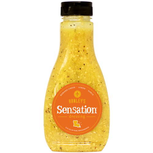 NolaCajun Hanley's Sensation Salad Dressing authentic New Orleans sensation salad dressing bottle