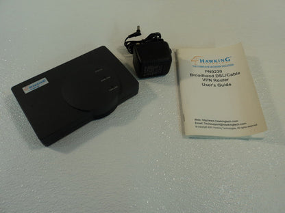 Hawking Technology Broadband DSL Cable VPN Router SOHO PN9230 -- New