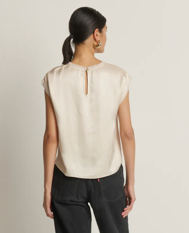 HELEN TOP IN MOONBEAM