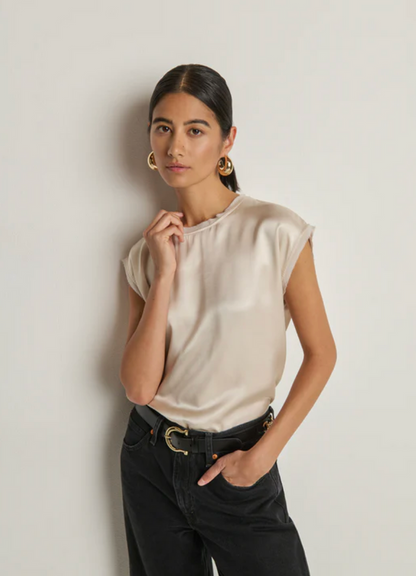 HELEN TOP IN MOONBEAM