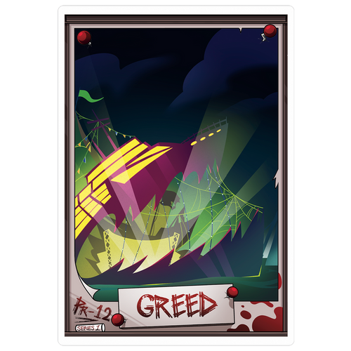 Helluva Boss Trading Cards - Greed Promo Card (PR-12) *LIMITED STOCK*