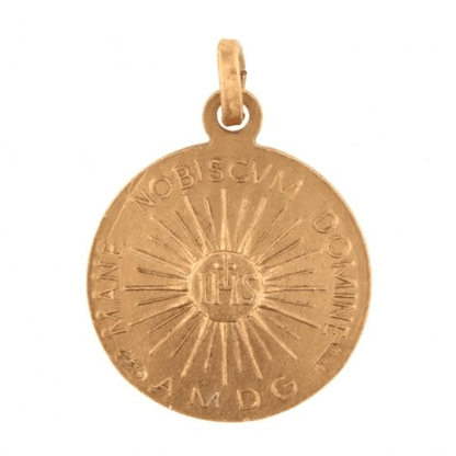 Gold Medal Over Sterling 925 Holy Face Of Jesus - Holy Shroud - Oviedo Sindone | Catholically
