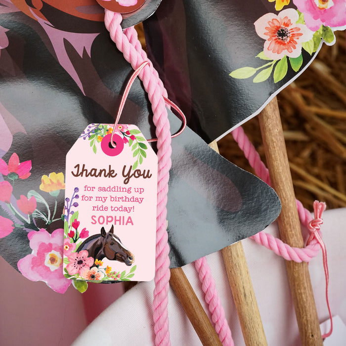 Horse Party Favor Tags