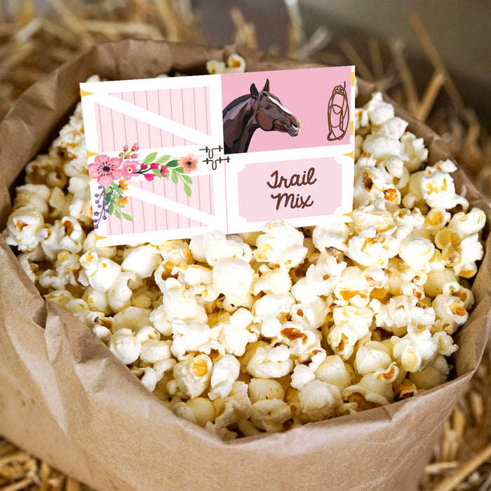 Horse Birthday Party Set for a Girl | Pony Party | Pink Floral Horse Party