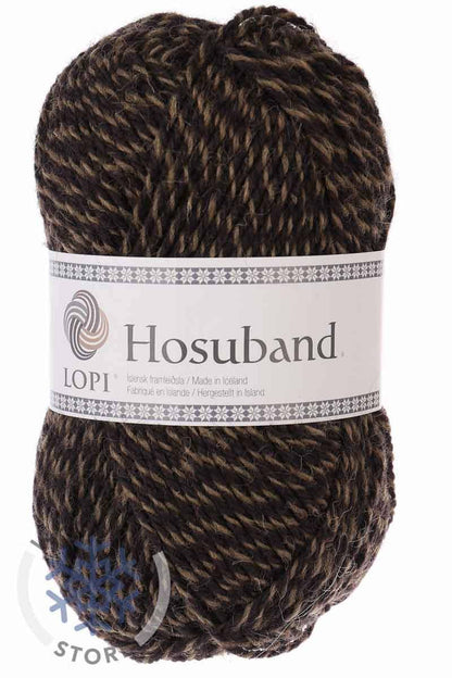 Hosuband - 0227 Black Heather / Khaki - icelandicstore.is
