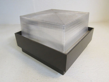 Hubbell-HID-Square-Canopy-Light-Fixture-70W-13in-x-13in-x-12in-DCP-SD70S8-Metal-302 2