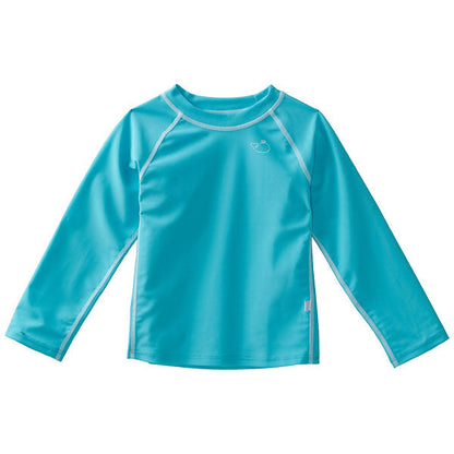 i play. Long Sleeve Rashguard - Aqua-1