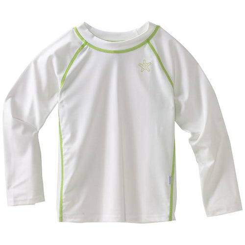 i play. Long Sleeve Rashguard - White-1