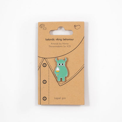 Icelandic Viking Behavior | Lapel Pin