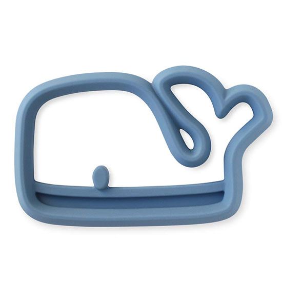 Itzy Ritzy Silicone Baby Teether - Blue Whale