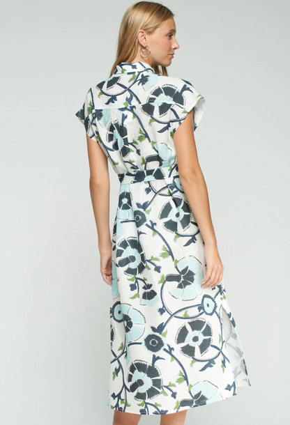 JARETAS FLORAL PRINT DRESS
